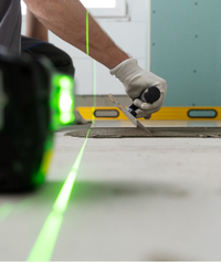 mattläggning spackling